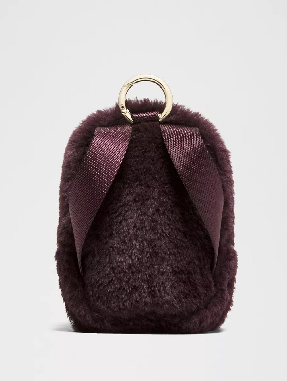 Lululemon Everywhere Nano Backpack In Black Plum And Gold Clippable Bag Charm - Picture 3 of 4